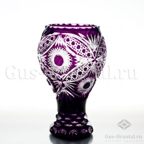 Хрустальная ваза (цветной хрусталь) 100358 Гусевской Хрустальный завод