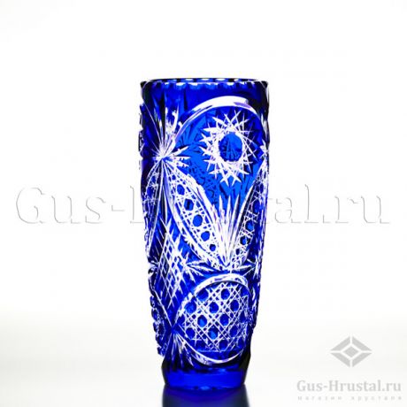 Хрустальная ваза (цветной хрусталь) 100518 Гусевской Хрустальный завод