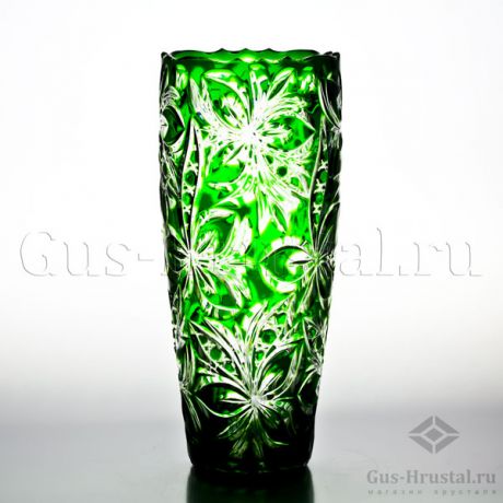 Хрустальная ваза (цветной хрусталь) 100647 Гусь-Хрустальный