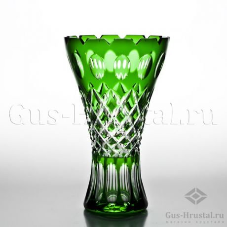 Хрустальная ваза (цветной хрусталь) 100737 Гусь-Хрустальный
