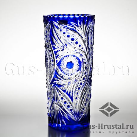 Хрустальная ваза (цветной хрусталь) 100924 Гусевской Хрустальный завод