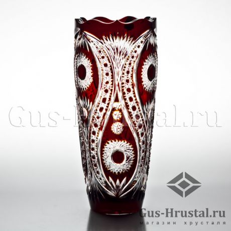 Хрустальная ваза Заря (цветной хрусталь) 100926 Гусевской Хрустальный завод
