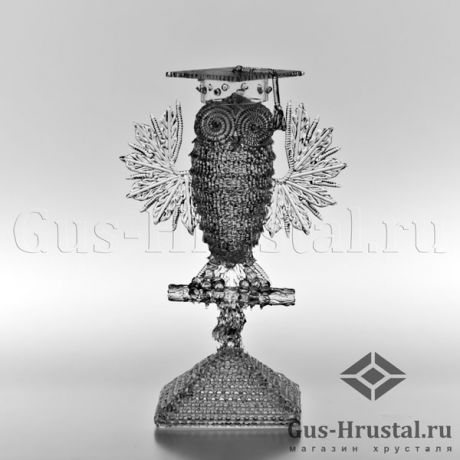 Сувенир Сова (горный хрусталь) 100001 Гусь-Хрустальный