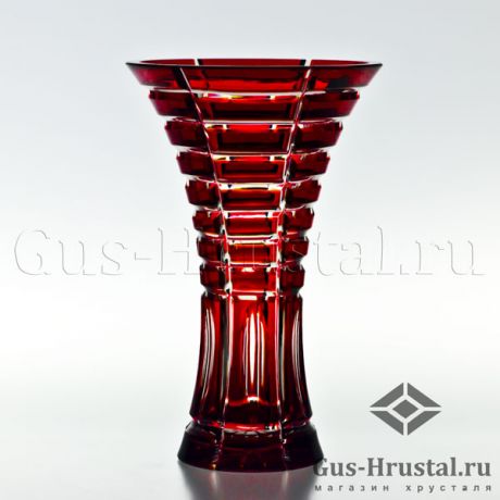 Хрустальная ваза Модерн (цветной хрусталь) 100228 Гусевской Хрустальный завод