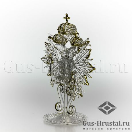 Сувенир Герб (горный хрусталь) 101156 Гусь-Хрустальный