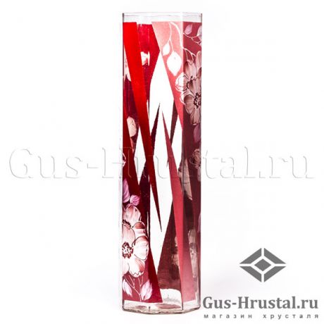 Ваза для цветов Жасмин (стекло, ручная роспись) 101843 Никольск
