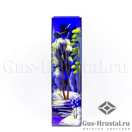 Ваза для цветов Времена года (стекло, ручная роспись) 101848 Никольск