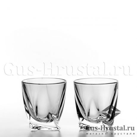 Хрустальные стаканы для виски Квадро 102330 CRYSTALITE BOHEMIA