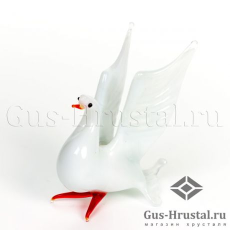 Сувенир Белый лебедь (стекло, ручная работа) 102430 Гусь-Хрустальный