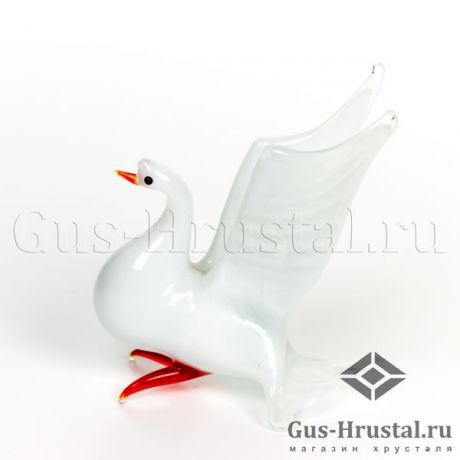 Сувенир Белый лебедь (стекло, ручная работа) 102430 Гусь-Хрустальный