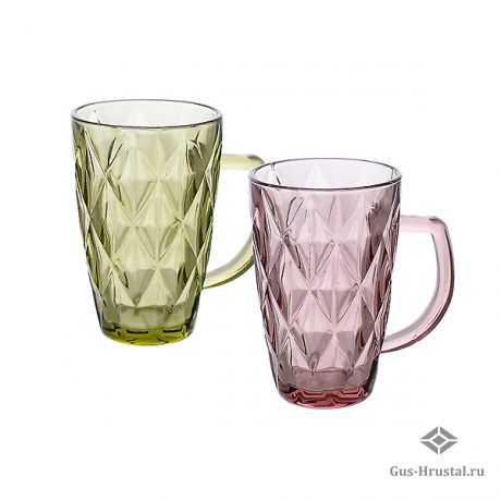 Кружки для воды и напитков (стекло, фиолетовые) 460002 Petit Jardin