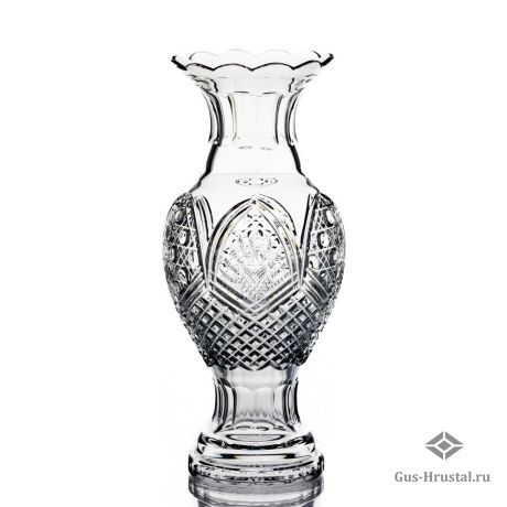 Хрустальная ваза Журавль 160307 Бахметьевская артель