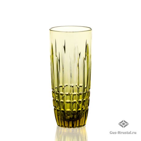Коктейльные стаканы Медовый спас (цветной хрусталь) 200411 Гусевской Хрустальный завод