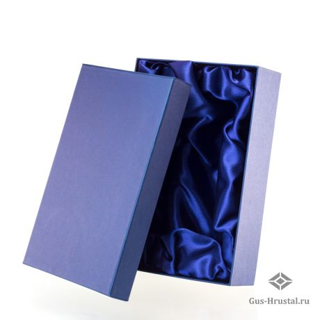 ​Подарочная коробка для 2-х бокалов синяя (H-230 D-75) 961895 Gus-Hrustal.ru