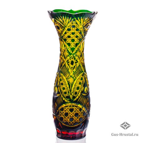 Хрустальная ваза Натали (цветной хрусталь) 169361 Гусевской Хрустальный завод