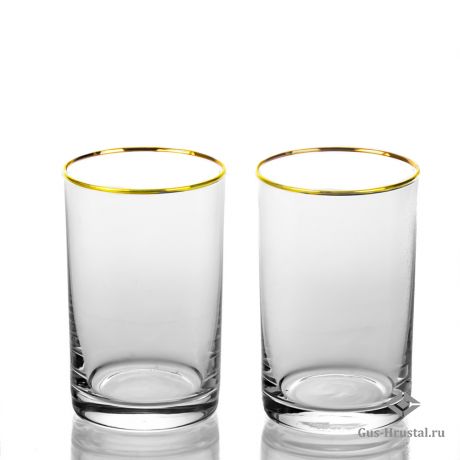 Стаканы для подстаканника (стекло, отводка золотом) 102953 NEMAN (Glass)