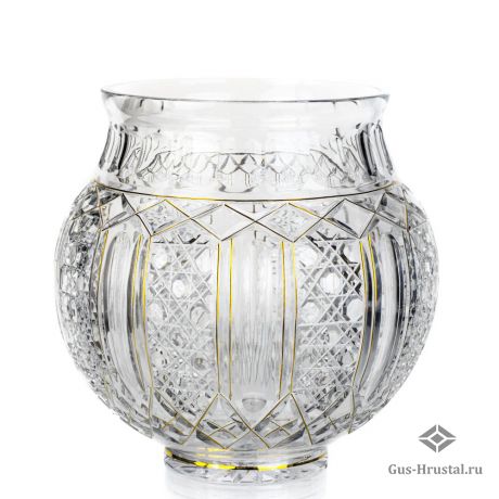 Хрустальная ваза Братина (с позолотой) 160382 Бахметьевская артель