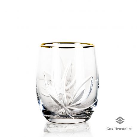 Хрустальные стаканы Лотос (отводка золотом) 600087 NEMAN
