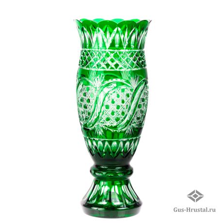 Хрустальная ваза Георгин 102098 Бахметьевская артель