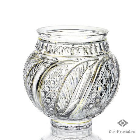 Хрустальная ваза Роуз-боул 160593 Бахметьевская артель