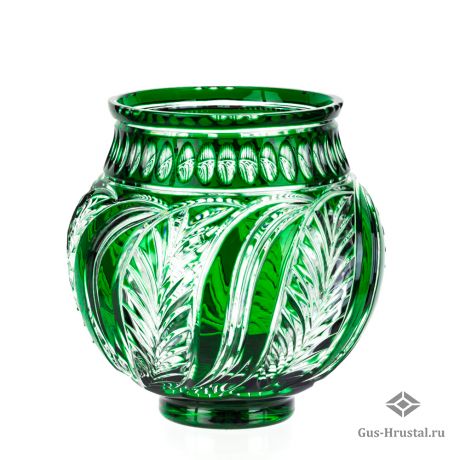 Хрустальная ваза Братина (цветной хрусталь) 160596 Бахметьевская артель