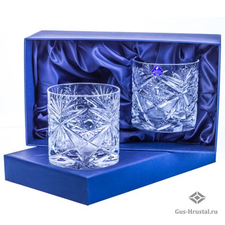 Хрустальные стаканы для виски Мальцовские (2 шт) 600103 Гусевской Хрустальный завод