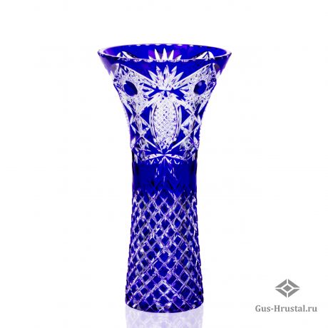 Хрустальная ваза Цветник 170613 Бахметьевская артель