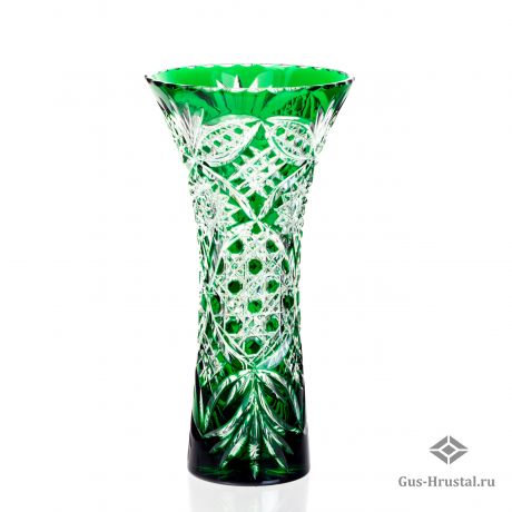 Хрустальная ваза Цветник 170615 Бахметьевская артель