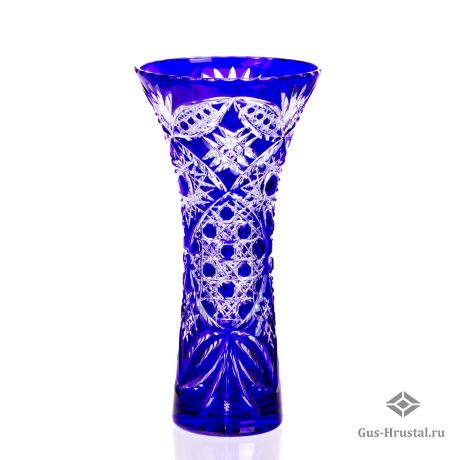 Хрустальная ваза Цветник 170617 Бахметьевская артель