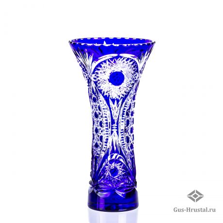 Хрустальная ваза Цветник 170619 Бахметьевская артель