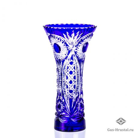Хрустальная ваза Цветник 170619 Бахметьевская артель
