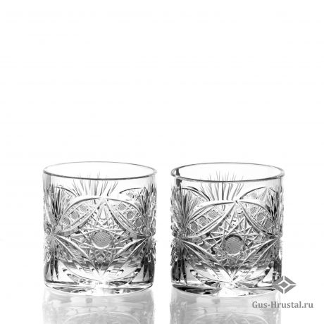 Хрустальные стаканы для виски Махаон (2 шт) 600129 Гусевской Хрустальный завод