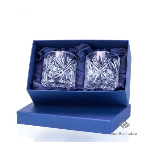 Хрустальные стаканы для виски Императорские (2 шт) 600141 Гусевской Хрустальный завод