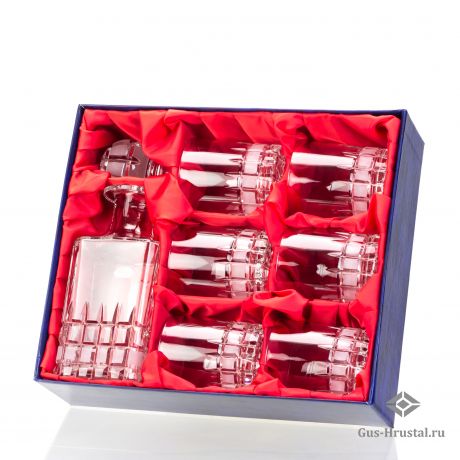 Подарочный набор для виски: штоф и шесть стаканов 110095 NEMAN (Сrystal)