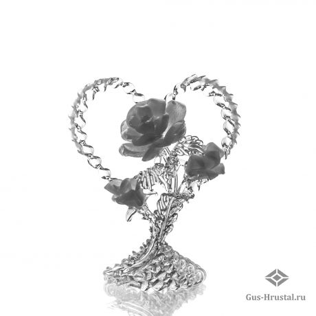 Хрустальный цветок РОЗА (горный хрусталь) 700250 Гусь-Хрустальный