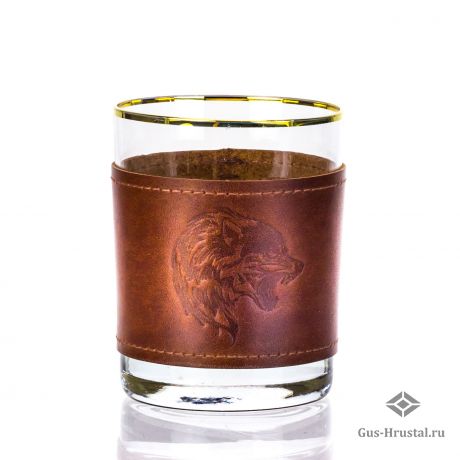 Стакан для виски ВОЛК (стекло, кожа) 600160 Город Горький