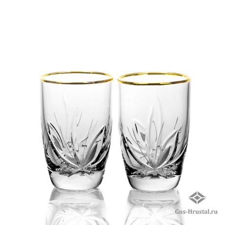 Хрустальные стаканы с золотой отводкой 600167 NEMAN (Сrystal)