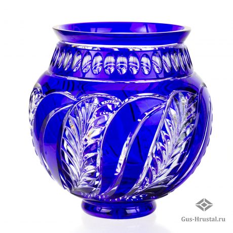 Хрустальная ваза Братина (цветной хрусталь) 170706 Бахметьевская артель
