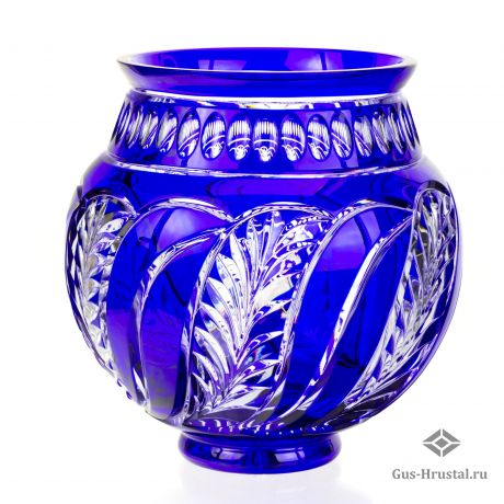 Хрустальная ваза Братина (цветной хрусталь) 170706 Бахметьевская артель