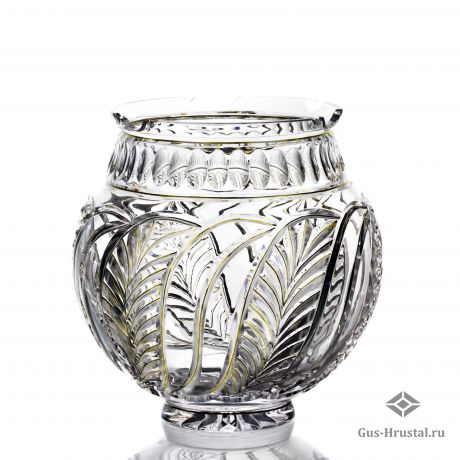 Хрустальная ваза Братина (с позолотой) 160699 Бахметьевская артель