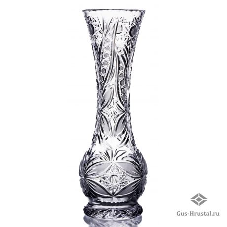 Хрустальная ваза Византия 160723 Бахметьевская артель