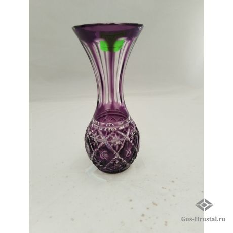 Хрустальная вазочка 19см - БА-741нк ваза для цветов Бахметьевская артель - Хрустальная ваза для цветов, цветной хрусталь Хрустальная вазочка 19см 870014 Бахметьевская артель